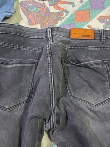 Stylish Gray Denim Jeans