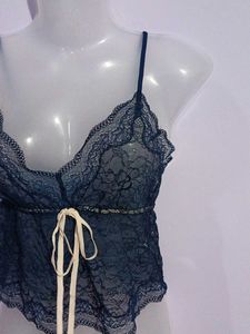 CUTE NET CAMI TOP