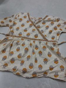 Floral Print Ethnic Top