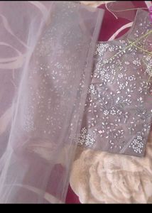 Grey Embellished Lehenga Choli