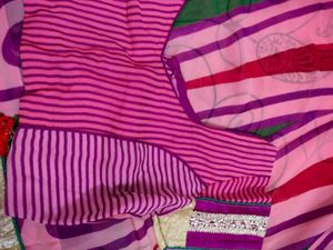 Elegant Floral Saree with Blouse