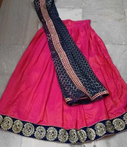 Half Saree Lehanga With Dupatta