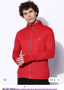 Sunscreen Jacket , red color