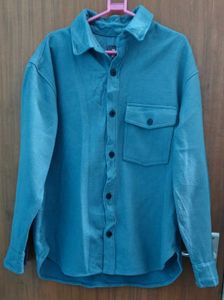 H&amp;M Woollen Oversized Shirt