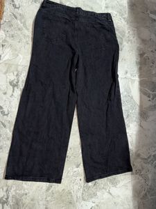 Wide Leg Black Jeans