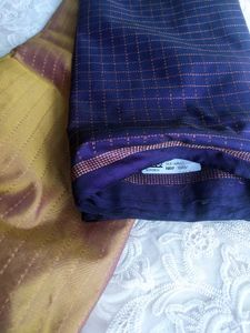 Elegant Purple &amp; Gold Saree