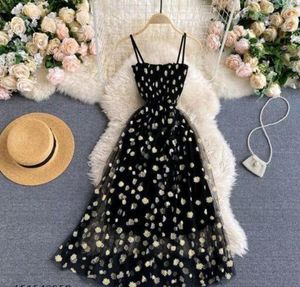 Net Floral Dress
