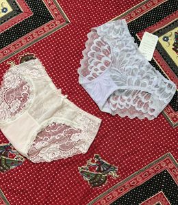 Two Net Panties Lavender And Baby Pink