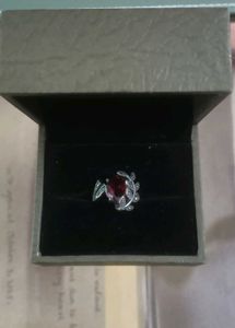 ANTIQUE RUBY STONNED RING