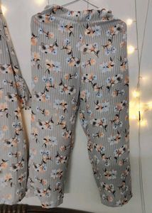 Crop Top With Pant and Jacket
