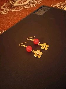 Flower Charm Earrings
