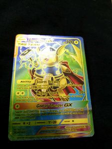 Pichachu Rainbow Pokemon Card