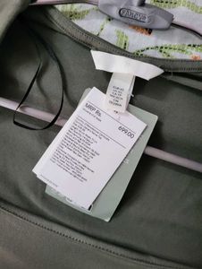 H&amp;M Olive Square Neck Long Sleeve Top/XS