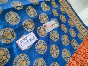 Elegant Printed Saree 💙♥️
