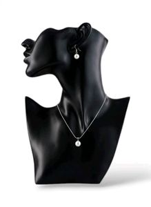 Pearl Pendant Necklace &amp; Earrings Set