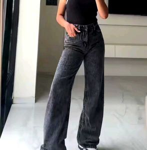 Charcoal Straight Fit