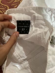 White High Waist Jeans