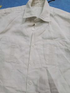 Man Safari Suit Creami Colour