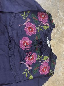 Floral Embroidered Top