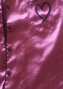 Satin Pajama Top