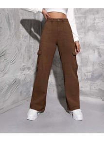Brown Cargo Pants