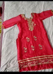 Beautiful 🥰 Work Kurta With Sharara