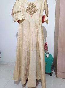 Elegant Embroidered Maxi Dress