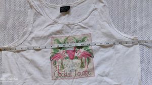 WHITE FLAMINGO BEACH TOP