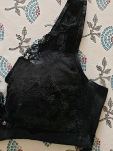 Elegant Black Lace Bra