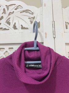 🎀Purple Turtleneck Top By FB Sister ()