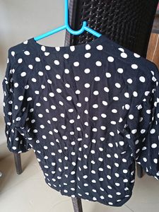 Polka Dot Smart Top Blouse