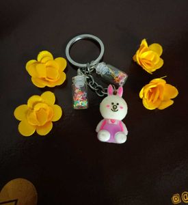 Cute Bunny Charm Keychain..🧸🧸✨