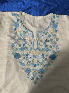 Embroidered Kashmiri Kurta Top