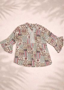 Boho Chic Printed Top