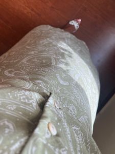 Paisley Print Button-Up Midi Dress