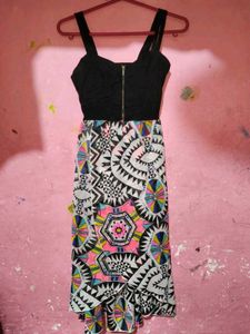 Patterned Asymmetric Dress