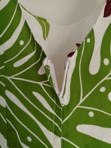 Vintage A-line Floral Print Dress