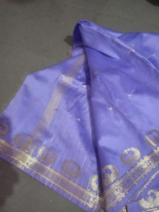 Lavender Narainapet Pattu Sari