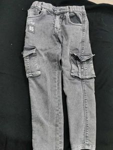 Cute Gray Cargo Pants