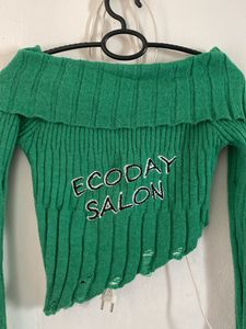 Aesthetic Crop Sweater