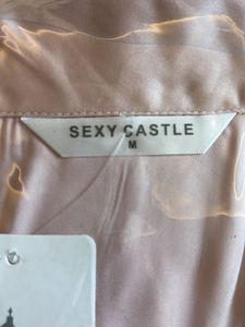 Sexy Castle Satin Pajama Set - Brand New
