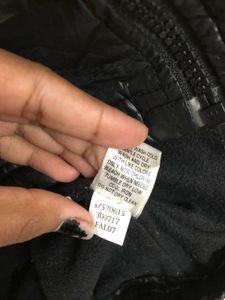 Old Navy Black Puffer Cozy Full Zip Jacket