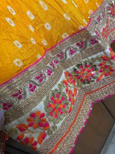 Jaipuri Bandej Lengha Choli With Duppata In Silk