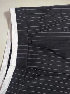 Pinstripe Wide Leg Trousers