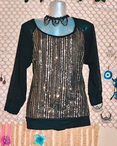 SizeM/L🎁Buy 2 Get 1 Free 🎁 Sparkly Sequin Top