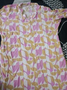 Pink Colour Kurta