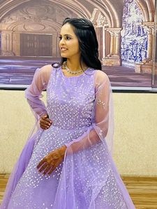 Lavender Full Flare Wedding Gown 💜