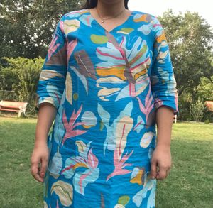Blue Multidesign Kurta Set