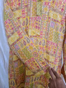 Best 2 Piece Suit For Haldi Function.