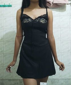 Lace Bodycon Mini Dress